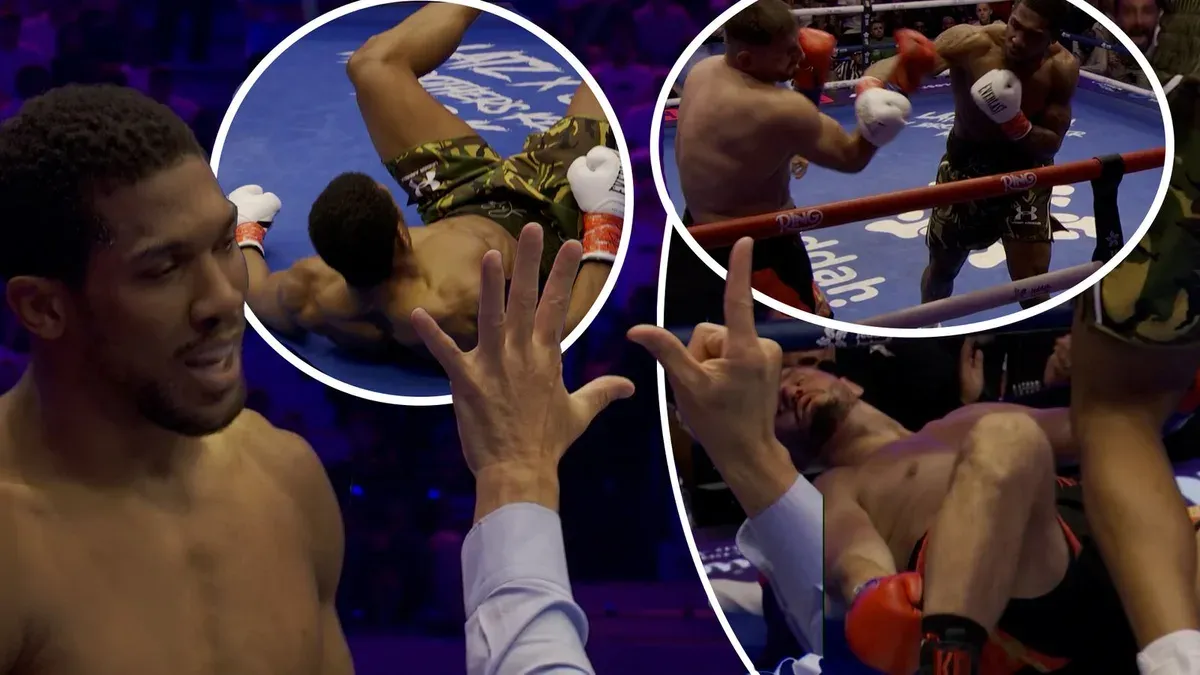 Joshua Survives Two Knockdowns Then Stops Prenga to Keep Fury Fight on Track