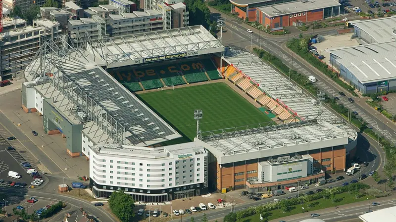 Carrow Road — home of Norwich