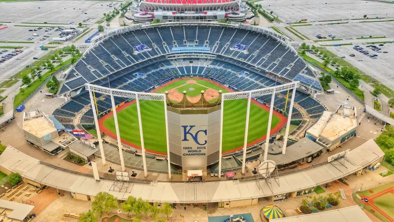 Kauffman Stadium — home of Kansas City Royals