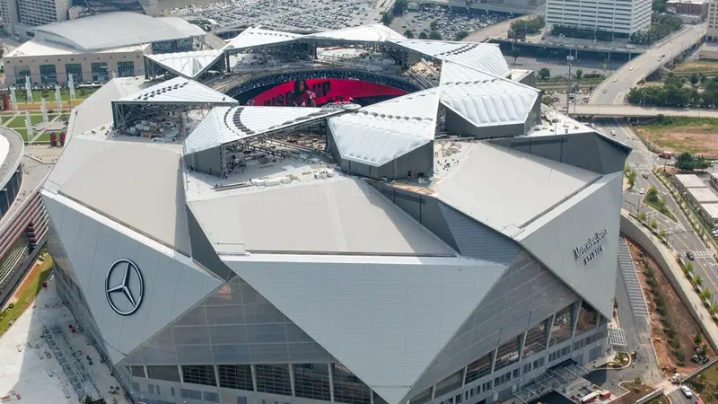 Mercedes-Benz Stadium — home of Atlanta Falcons