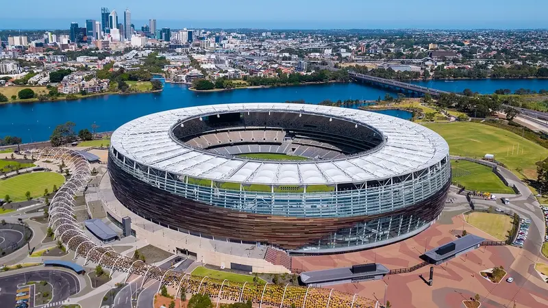 Optus Stadium — home of West Coast Eagles
