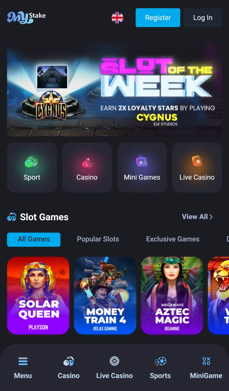 MyStake on mobile